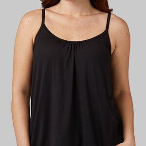 NEW 32 Degrees Black Flowy Bra Cami XXL